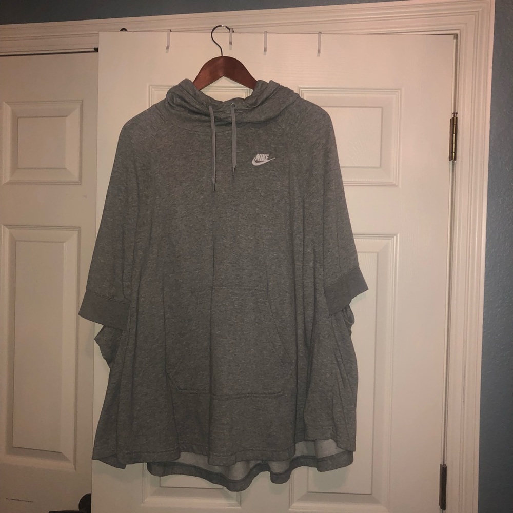 Gray Nike Poncho